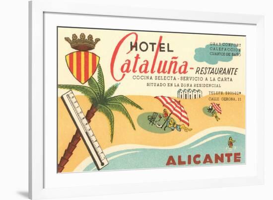 Spanish Hotel-null-Framed Premium Giclee Print