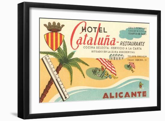 Spanish Hotel-null-Framed Art Print