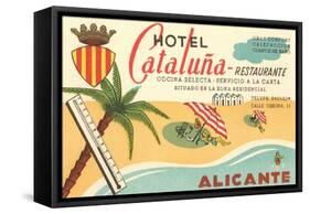 Spanish Hotel-null-Framed Stretched Canvas