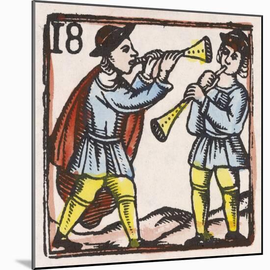 Spanish Itinerant Music-null-Mounted Art Print