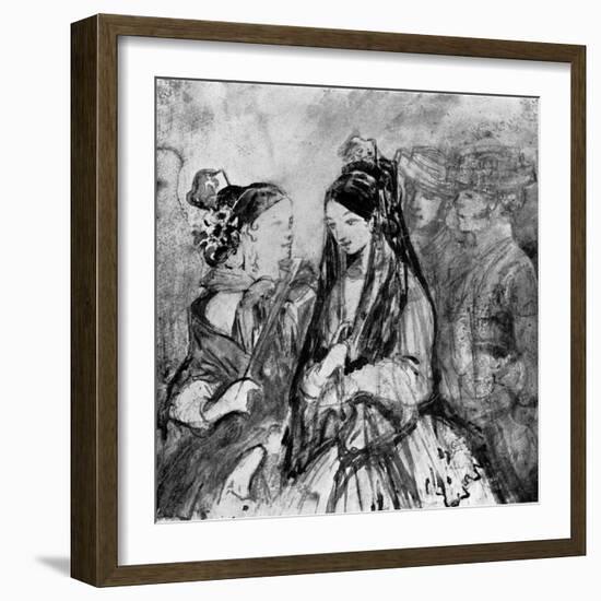 Spanish Ladies, 19th Century-Constantin Guys-Framed Giclee Print