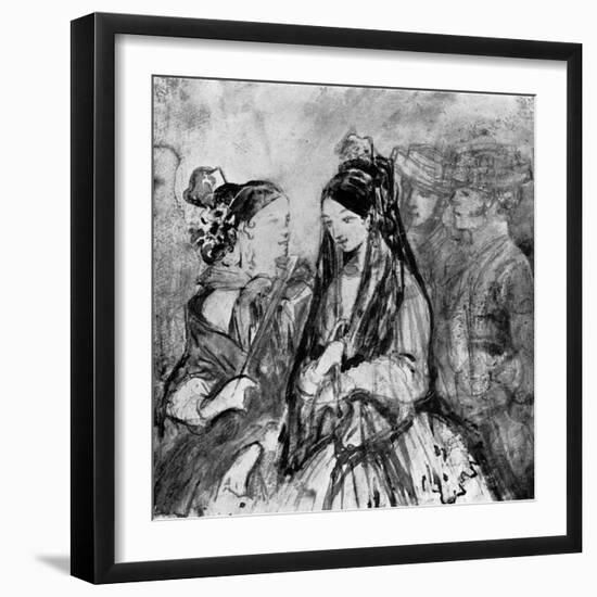 Spanish Ladies, 19th Century-Constantin Guys-Framed Giclee Print