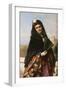 Spanish Lady with a Fan-John-bagnold Burgess-Framed Giclee Print