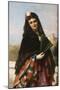 Spanish Lady with a Fan-John-bagnold Burgess-Mounted Giclee Print