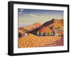 Spanish Landscape, 1912-Derwent Lees-Framed Giclee Print