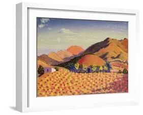 Spanish Landscape, 1912-Derwent Lees-Framed Giclee Print