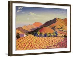 Spanish Landscape, 1912-Derwent Lees-Framed Giclee Print