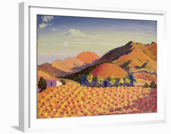 Spanish Landscape, 1912-Derwent Lees-Framed Giclee Print