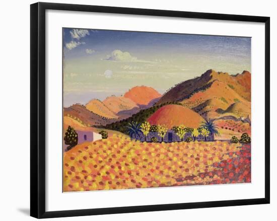 Spanish Landscape, 1912-Derwent Lees-Framed Giclee Print