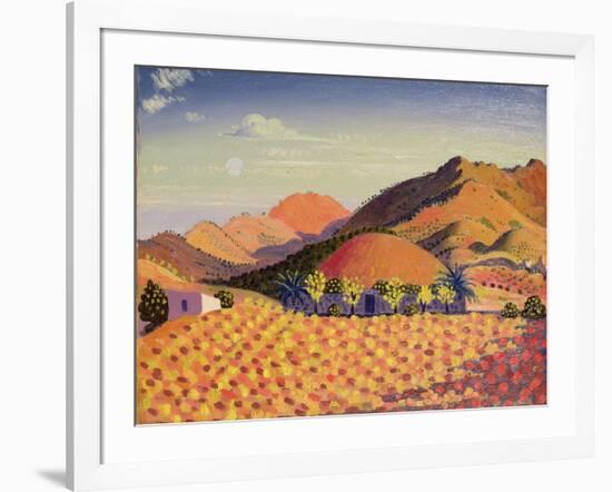 Spanish Landscape, 1912-Derwent Lees-Framed Giclee Print