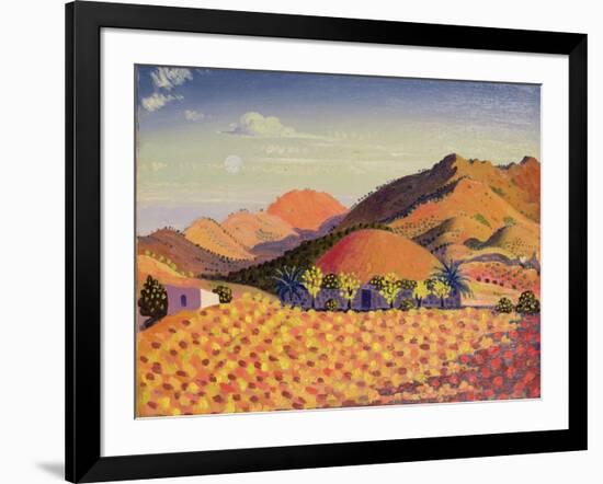 Spanish Landscape, 1912-Derwent Lees-Framed Giclee Print