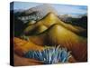 Spanish Landscape with Mountains-Dora Carrington-Stretched Canvas