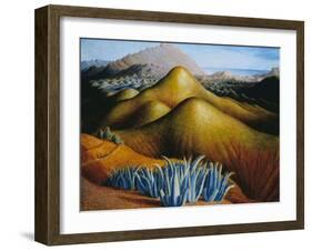 Spanish Landscape with Mountains-Dora Carrington-Framed Giclee Print