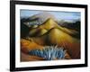 Spanish Landscape with Mountains-Dora Carrington-Framed Giclee Print