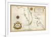 Spanish Map of Florida and the Bahamas, 1805-null-Framed Giclee Print