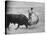 Spanish Matador Antonio Ordonez Executing Left Handed Pass Called "Pase Natural" During Bullfight-Loomis Dean-Stretched Canvas