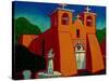 Spanish Mission-John Newcomb-Stretched Canvas