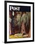 "Spanish Moss pickers," Saturday Evening Post Cover, April 5, 1947-Mead Schaeffer-Framed Giclee Print