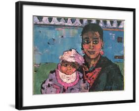 Spanish Mother-Anna Kostenko-Framed Giclee Print