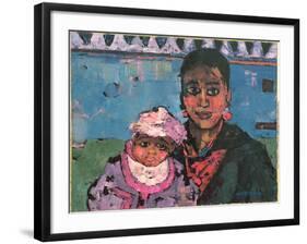 Spanish Mother-Anna Kostenko-Framed Giclee Print