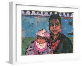 Spanish Mother-Anna Kostenko-Framed Giclee Print