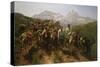 Spanish Muleteers Crossing the Pyrenees, 1857-Henry Thomas Alken-Stretched Canvas