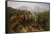 Spanish Muleteers Crossing the Pyrenees, 1857-Maria-Rosa Bonheur-Framed Stretched Canvas