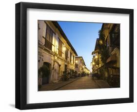 Spanish Old Town, Vigan City, Ilocos Province, Luzon Island, Philippines, Southeast Asia-Kober Christian-Framed Photographic Print