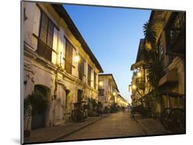 Spanish Old Town, Vigan City, Ilocos Province, Luzon Island, Philippines, Southeast Asia-Kober Christian-Mounted Photographic Print