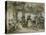 Spanish Peasants Dancing the Bolero, 1836-John Frederick Lewis-Stretched Canvas
