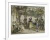 Spanish Peasants Dancing the Bolero, 1836-John Frederick Lewis-Framed Giclee Print