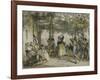 Spanish Peasants Dancing the Bolero, 1836-John Frederick Lewis-Framed Giclee Print