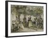 Spanish Peasants Dancing the Bolero, 1836-John Frederick Lewis-Framed Giclee Print