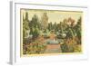 Spanish Pool, Lambert Gardens, Portland, Oregon-null-Framed Art Print