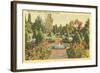 Spanish Pool, Lambert Gardens, Portland, Oregon-null-Framed Art Print