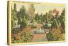 Spanish Pool, Lambert Gardens, Portland, Oregon-null-Stretched Canvas