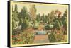 Spanish Pool, Lambert Gardens, Portland, Oregon-null-Framed Stretched Canvas