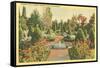 Spanish Pool, Lambert Gardens, Portland, Oregon-null-Framed Stretched Canvas