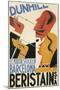 Spanish Poster with Smokers-null-Mounted Art Print