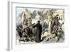 Spanish Priests Destroying Aztec Idols in Mexico-null-Framed Giclee Print