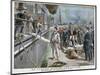 Spanish Prisoners Arriving at Key-West, Spanish-American War, 1898-Henri Meyer-Mounted Giclee Print