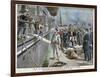 Spanish Prisoners Arriving at Key-West, Spanish-American War, 1898-Henri Meyer-Framed Giclee Print