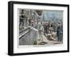 Spanish Prisoners Arriving at Key-West, Spanish-American War, 1898-Henri Meyer-Framed Giclee Print