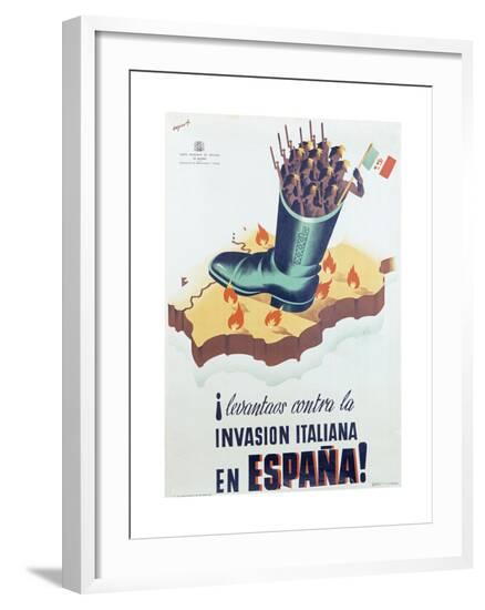 Spanish Republican Anti-Fascist Poster, 1936-37--Framed Giclee Print
