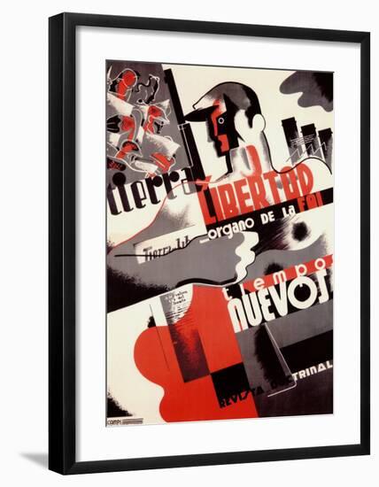 Spanish Revolution, Labor Force-null-Framed Giclee Print