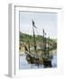 Spanish Ships in a Colonial Port-null-Framed Giclee Print