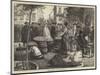 Spanish Sketches, the Fruit Market, Malaga-null-Mounted Giclee Print