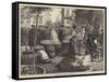 Spanish Sketches, the Fruit Market, Malaga-null-Framed Stretched Canvas