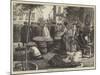 Spanish Sketches, the Fruit Market, Malaga-null-Mounted Giclee Print