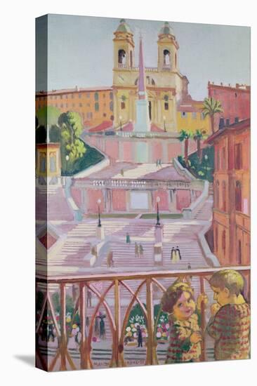 Spanish Steps and the Trinita dei Monti Church, Rome, 1928-Maurice Denis-Stretched Canvas